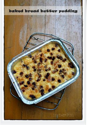 Foto resep Pudding Roti Tawar