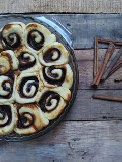 Foto resep cinnamon roll