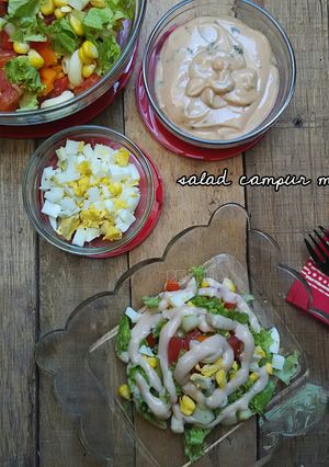 Foto resep SALAD CAMPUR MAKARONI