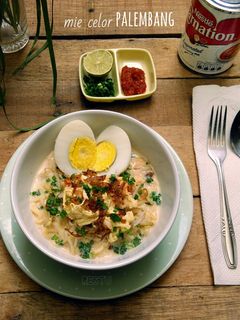 Foto resep mie celor palembang