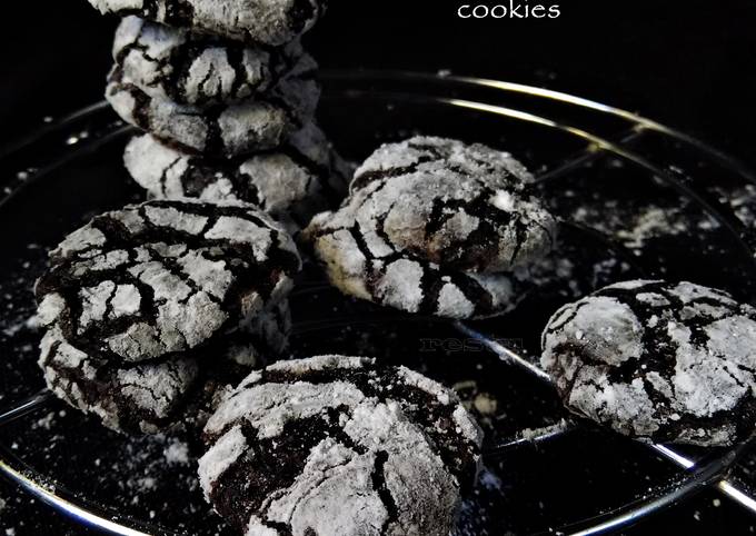 Cara Gampang Membuat CHOCO CRINKLE COOKIES, Bisa Manjain Lidah