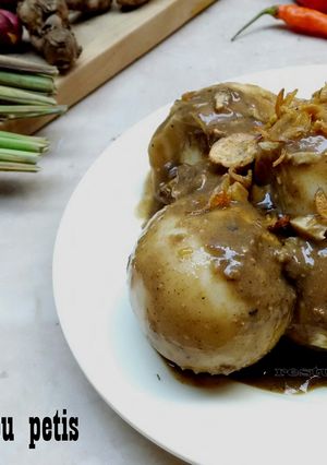 Foto resep Telur Bumbu Petis Udang