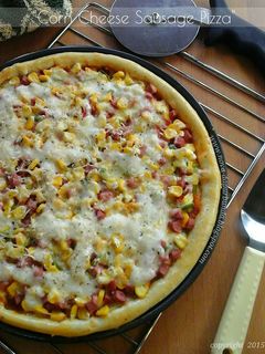 Foto resep "Corn Cheese Sausage Pizza"