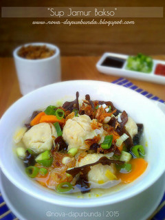 Foto resep "Sup Jamur Bakso"