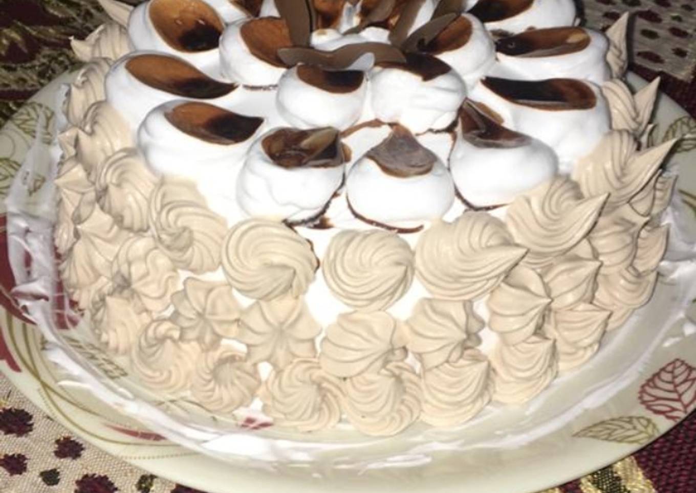 Vanilla chocolate cake