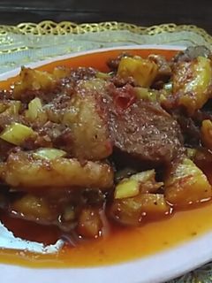 Foto resep Daging Masak Nanas 