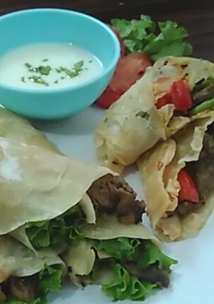 Foto resep Spices Kebab wraps
