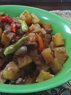 Foto resep Sambal Goreng Kentang-Hati Ayam