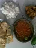 Sambal beberok Pedas(lombok)