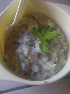 Foto resep Bubur Tim Tahu Bayam-MPASI
