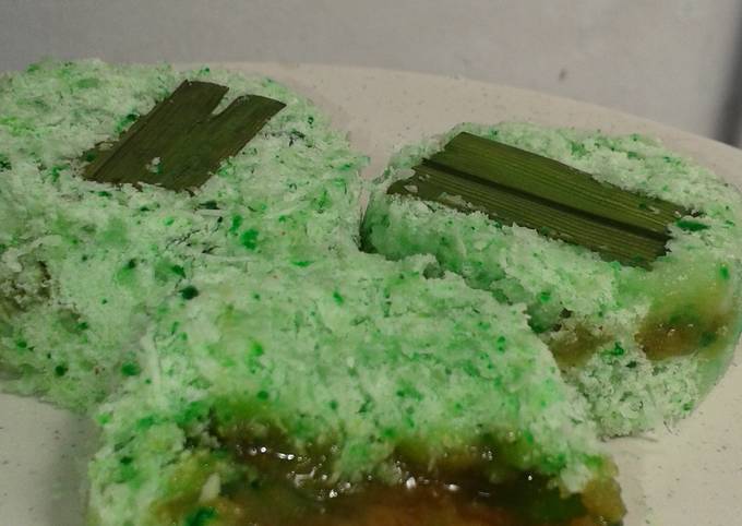 Kue tepung ketan gula merah kukus kreasiku