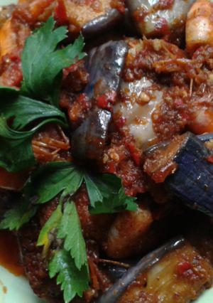 Foto resep Balado terong udang