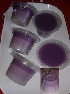 Foto resep Puding lapis lembut ubi ungu