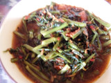Kangkung tumis ebi terasi