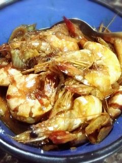 Foto resep udang saus tiram