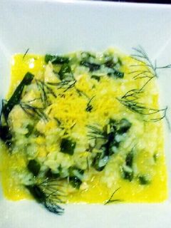 Foto resep Chicken and asparagus risotto 