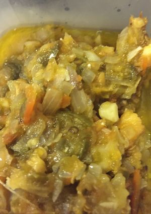 Foto resep Sambel hijau ikan asin
