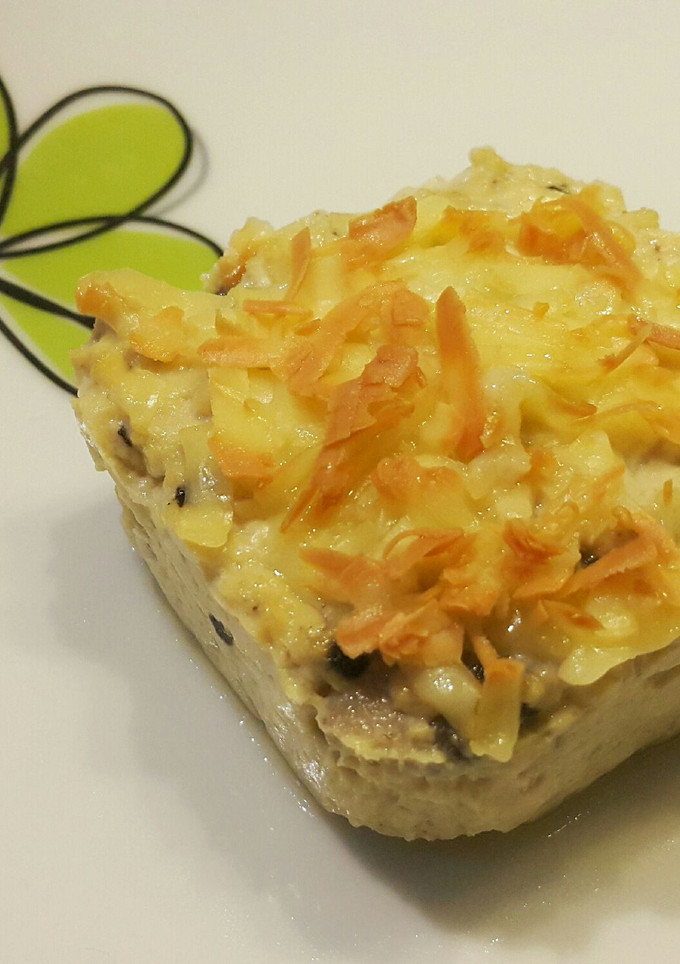 Foto resep Baked Chicken Mushroom Tofu