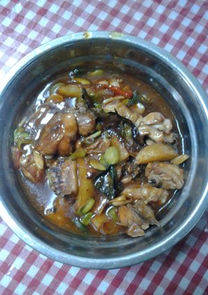 Foto resep Ayam kentang pete saus teriyaki