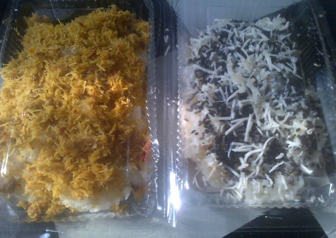 Cara Gampang Membuat ketan Susu keju + Meises Yummy (Kesusu) Anti Gagal