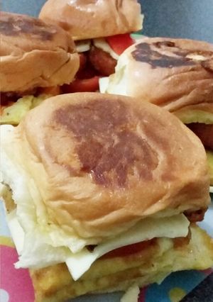 Foto resep Chicken cheese burger