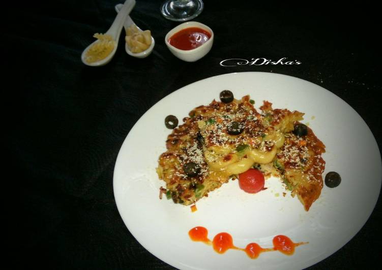 Pasta pancake :-