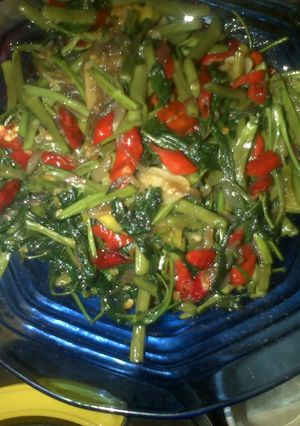Foto resep kangkung praktis