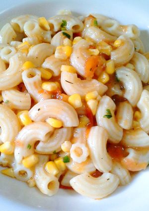 Foto resep Sweetcorn and Tomato Pasta