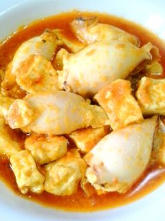 Foto resep Cumi isi tahu saus padang