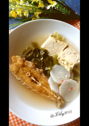 Foto resep Sop Gurame Sayur Asin ala Chinese Food