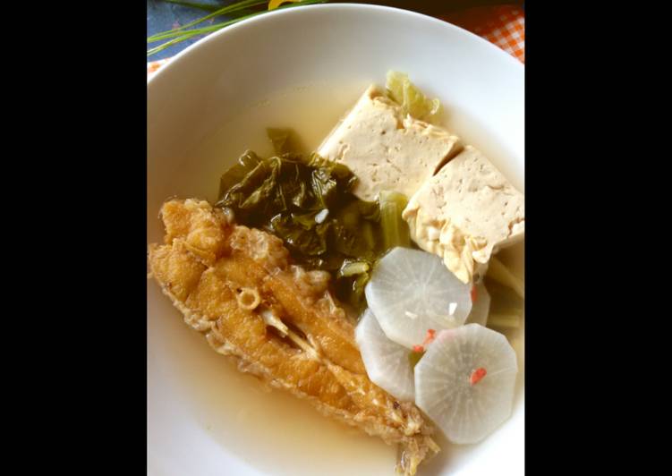 Langkah Mudah untuk Menyiapkan Sop Gurame Sayur Asin ala Chinese Food Anti Gagal