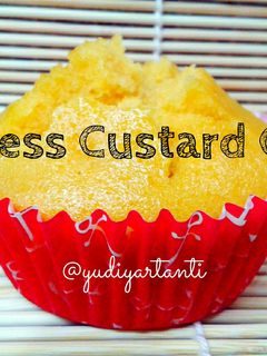 Foto resep Eggless Custard Cake