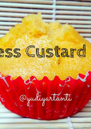 Foto resep Eggless Custard Cake