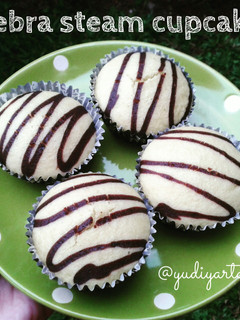 Foto resep Zebra Steam Cupcake