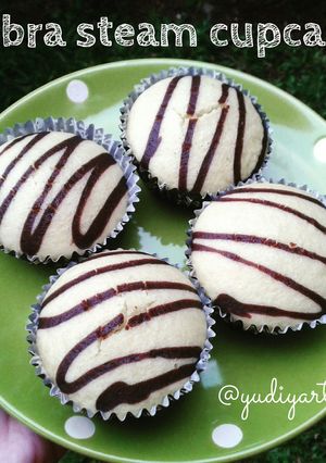 Foto resep Zebra Steam Cupcake