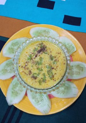 A picture of Lassi ki kadhi.