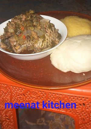A picture of Spinach soup😋.