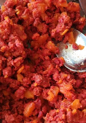 Una foto de Chorizo con papas