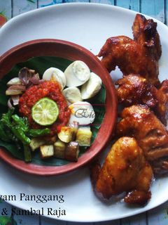 Foto resep Sayam Ayam Panggang & Sambal Raja