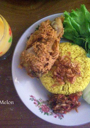 Foto resep nasi kuning ulangtahun