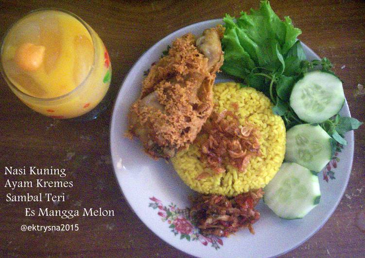 nasi kuning ulangtahun