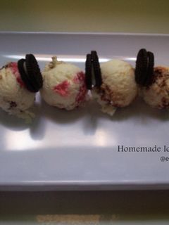 Foto resep homemade easy ice cream 