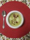 Appenzeller sajtos 🧀 cukkini 🥒 krémleves szarvasgombaolajjal 🍄