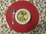 Appenzeller sajtos 🧀 cukkini 🥒 krémleves szarvasgombaolajjal 🍄