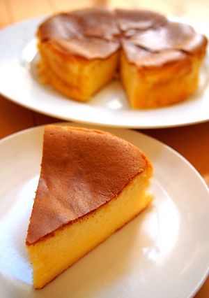 A picture of No Water Bath Needed: Easy Soufflé Cheesecake with Pancake Mix.