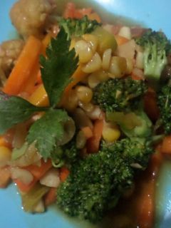 Foto resep tumis sayuran saus tiram