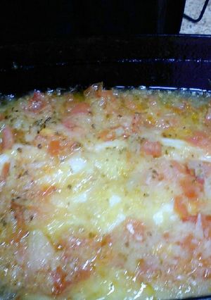 Foto principal de Filetes de lenguado entomatados con gulas 