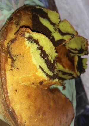 Foto resep Bolu zebra