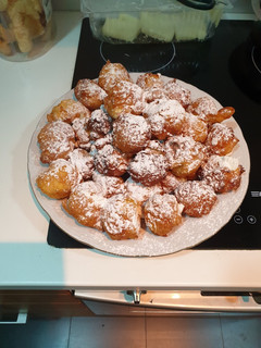 Una foto de Buñuelos de viento sin gluten