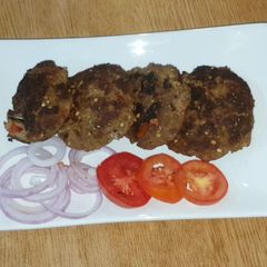 A picture of Pishawery chappal kabab.
